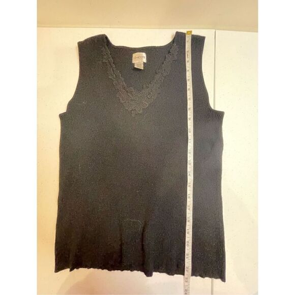 Chicos women’s bundle lot cardigan and blouse size 2 medium - Picture 11 of 12